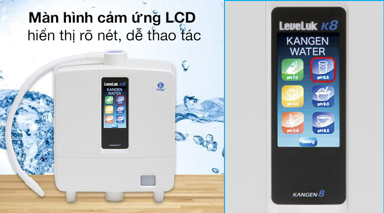 MÁY ION KIỀM KANGEN LEVELUK K8 – 8 TẤM ĐIỆN CỰC &#8211; 10 NGÔN NGỮ