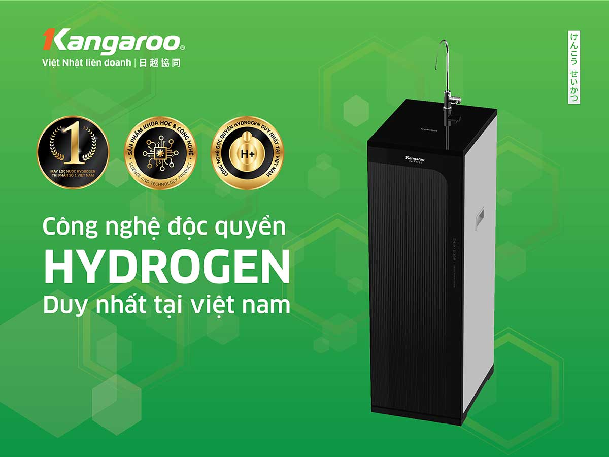 MÁY LỌC NƯỚC KANGAROO HYDROGEN KG100HC2 – MẪU MỚI 2024