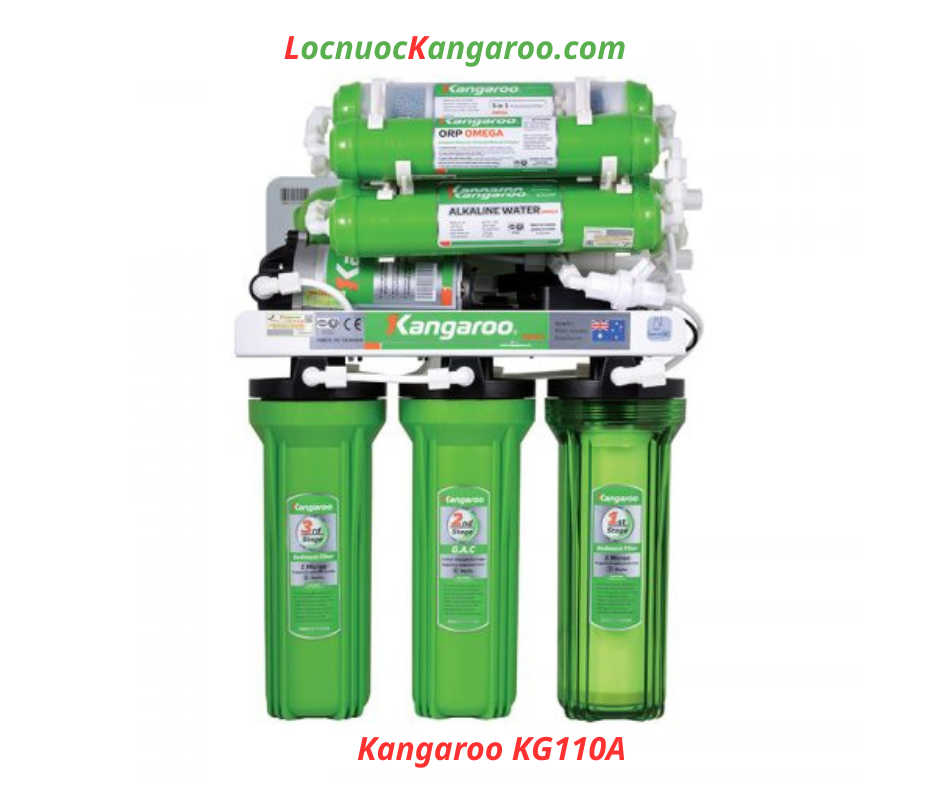 Máy lọc nước Kangaroo KG110A – RO 9 lõi Omega, tủ Vertu / phiên bản KV