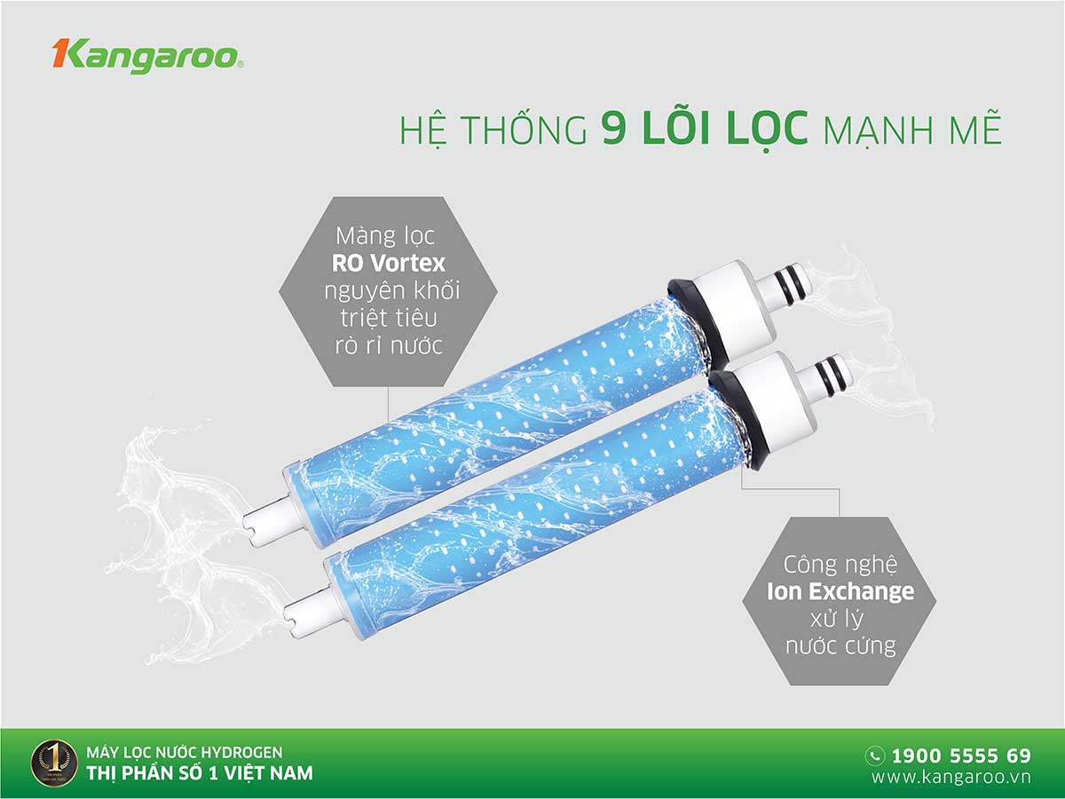 Máy lọc nước Kangaroo Infinity KG109I